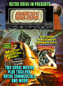 RETRO DRIVE-IN JAPANESE SCI-FI DOUBLE FEATURE
